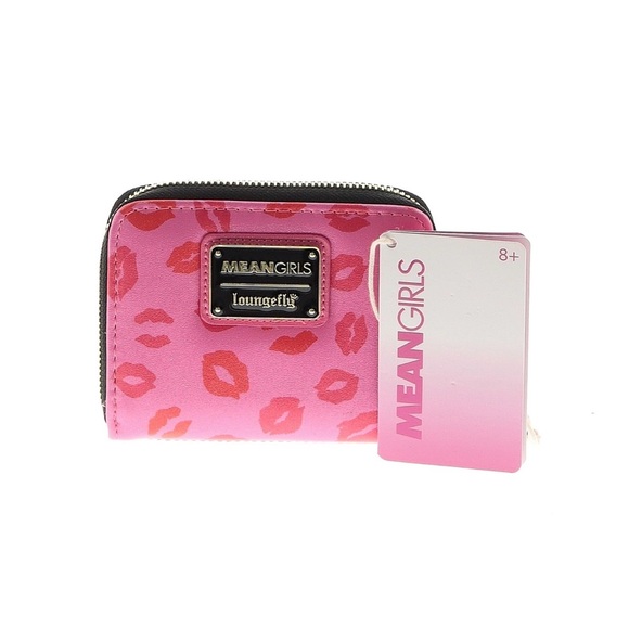 Loungefly Accessories - Loungefly Pink Mean Girls Key & Card Holder